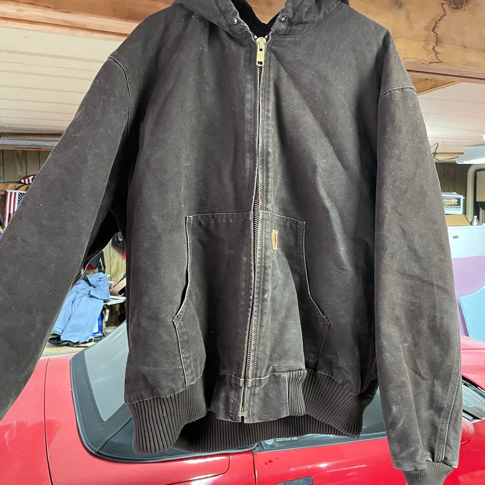 Brown carhartt jacket